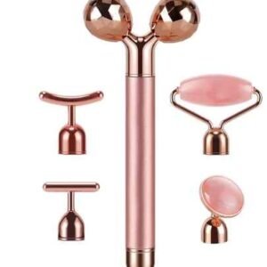 24K Gold Beauty 5-in-1 Electric Vibrating Face Massager